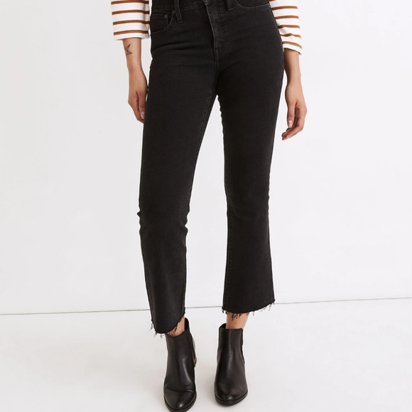 **MADEWELL** Cali-Demi Boot Jean In Edmunds Wash. Raw-Hem Edition. Size 25T - Picture 4 of 16
